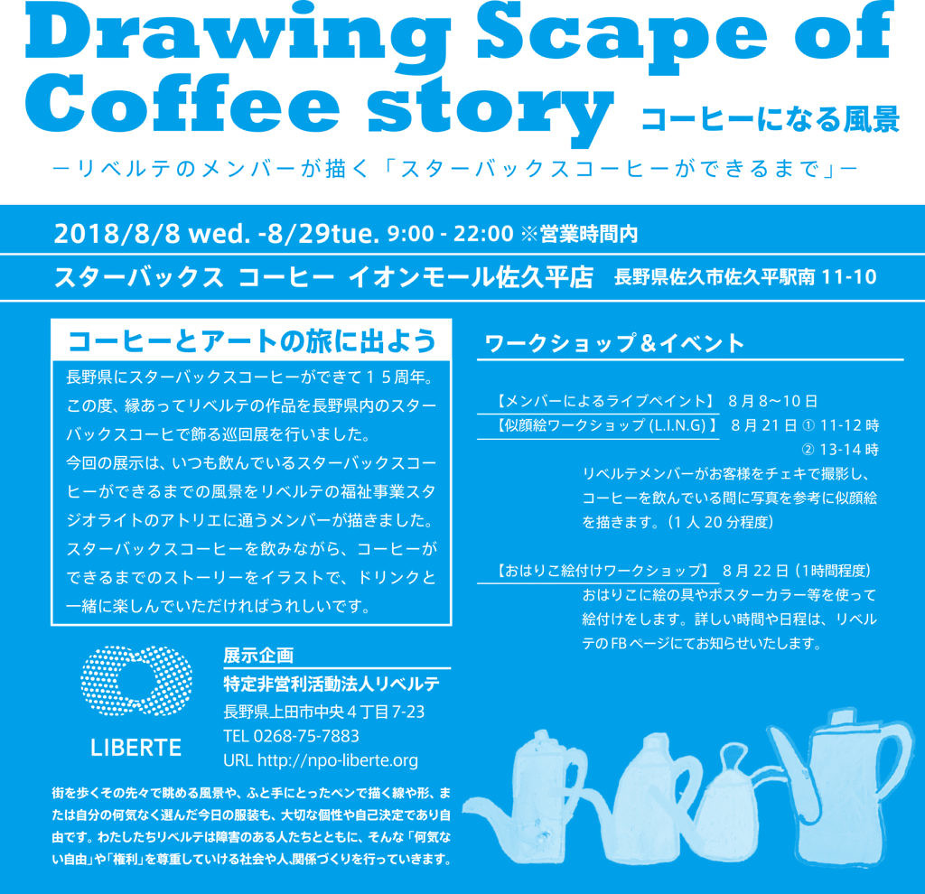 Drawing Scape Of Coffee Story コーヒーになる風景 Npo法人リベルテ